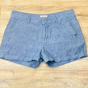 Khakis by Gap Flat Front Chambray City Shorts